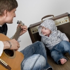 Eigenes Fotoshooting mit Ben - er wird bestimmt Musiker ;-)