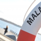 Malmö am Hafen - Rettungsring