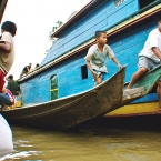 Auf dem Weg nach Luang Prabang (Mekong River, Laos)